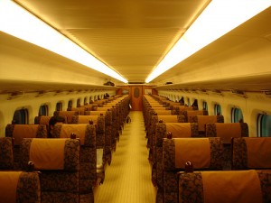 Inside Shinkansen